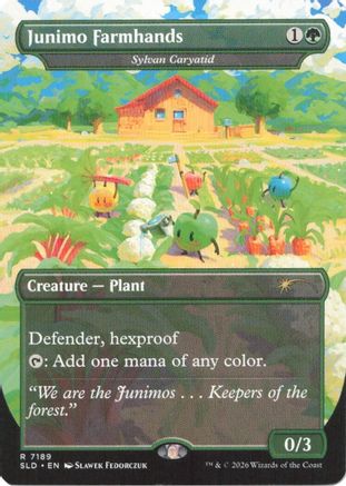Junimo Farmhands - Sylvan Caryatid (SLD-7189) - Secret Lair Drop Series - Card Brawlers