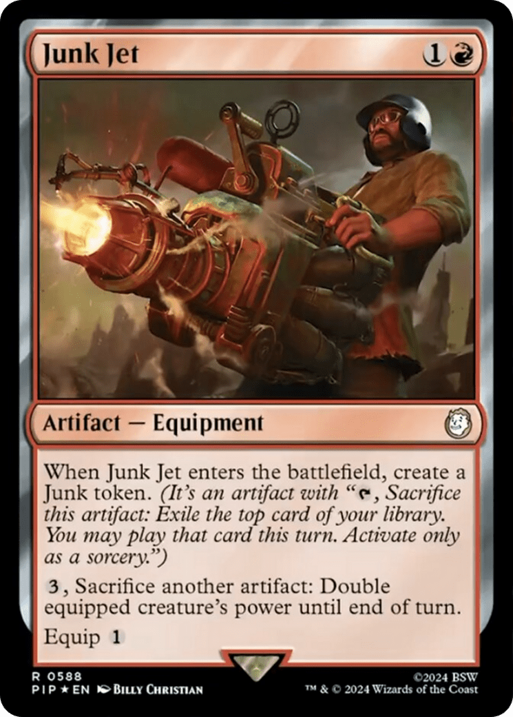 Junk Jet (Surge Foil) [Fallout] - Card Brawlers