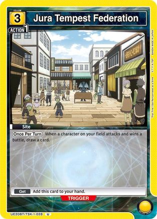 Jura Tempest Federation (UE20BT/TSK-1-028) - UE20BT That Time I Got Reincarnated as a Slime - Card Brawlers