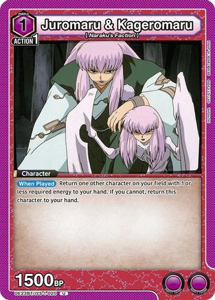 Juromaru & Kageromaru (UE23BT/IYS-1-020) - UE23BT Inuyasha - Card Brawlers
