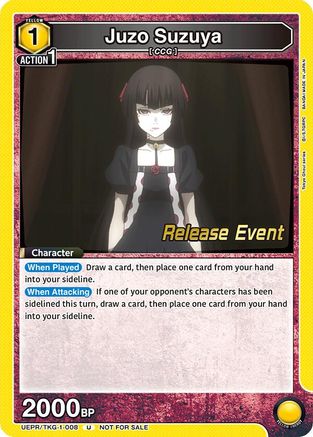 Juzo Suzuya (008) (UEPR/TKG-1-008) - UE18BT Tokyo Ghoul Release Event - Card Brawlers