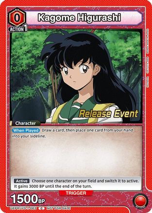 Kagome Higurashi (063) (UEPR/IYS-1-063) - UE23BT Inuyasha Release Event Cards - Card Brawlers