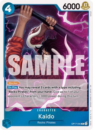 Kaido (042) (OP17-042) - The World's Strongest Warriors Foil - Card Brawlers