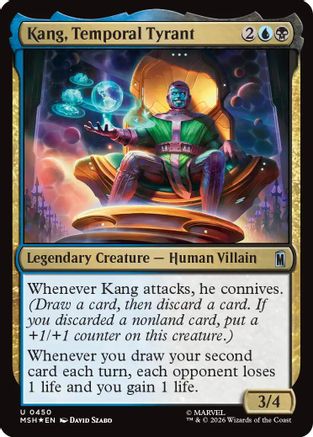 Kang, Temporal Tyrant (Surge Foil) (MSH-450) - Marvel Super Heroes Foil - Card Brawlers