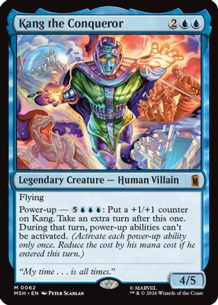 Kang the Conqueror (MSH-062) - Marvel Super Heroes Foil - Card Brawlers
