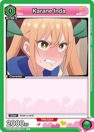 Karane Inda (044) (UE21BT/RLY-1-044) - UE21BT The 100 Girlfriends Who Really Really Really Really REALLY Love You - Card Brawlers