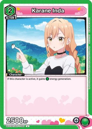 Karane Inda (045) (UE21BT/RLY-1-045) - UE21BT The 100 Girlfriends Who Really Really Really Really REALLY Love You - Card Brawlers