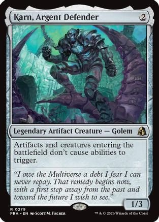 Karn, Argent Defender (FRA-279) - Reality Fracture - Card Brawlers