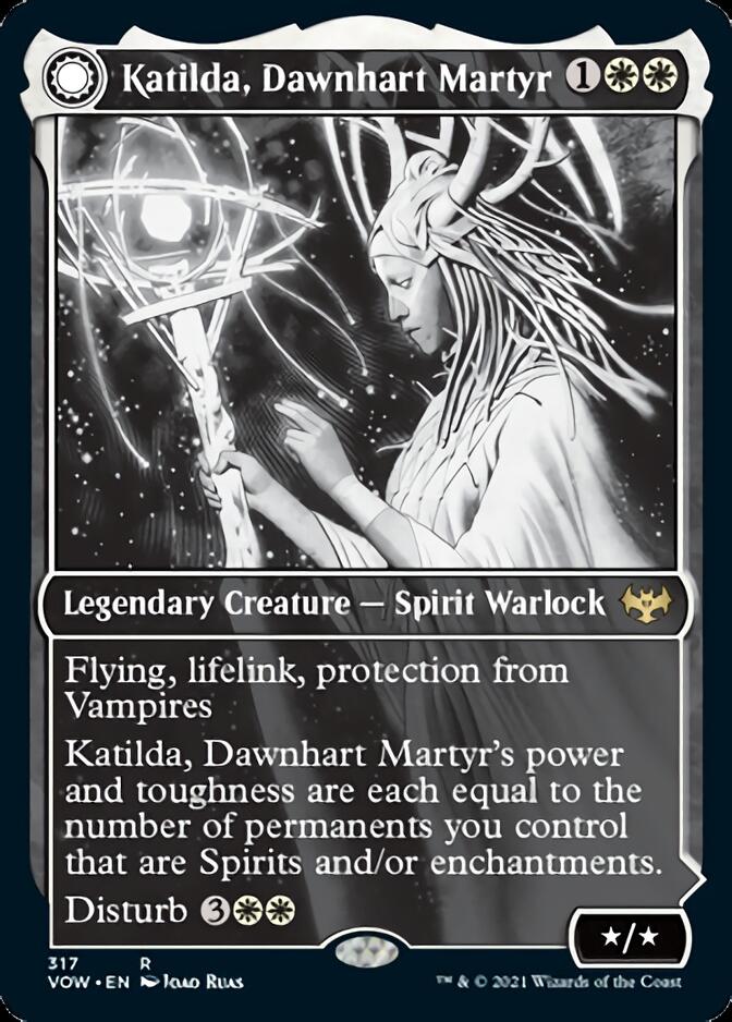 Katilda, Dawnhart Martyr // Katilda's Rising Dawn (Showcase Eternal Night) [Innistrad: Crimson Vow] - Card Brawlers