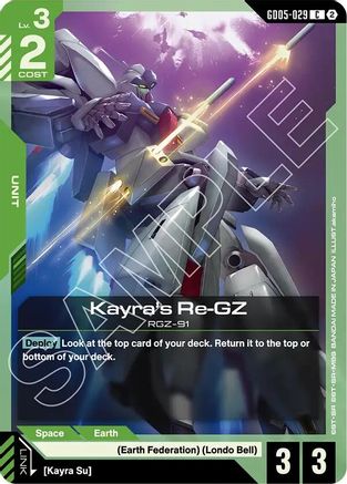 Kayra's Re-GZ (GD05-029) - Freedom Ascension - Card Brawlers
