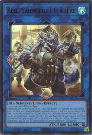 Keel, Shipwright Fur Hire (MAMO-EN092) - Magnificent Monsters 1st Edition - Card Brawlers