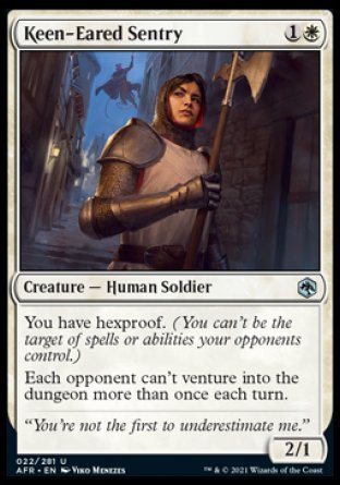 Keen - Eared Sentry [Dungeons & Dragons: Adventures in the Forgotten Realms] - Card Brawlers