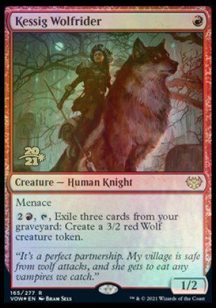 Kessig Wolfrider [Innistrad: Crimson Vow Prerelease Promos] - Card Brawlers