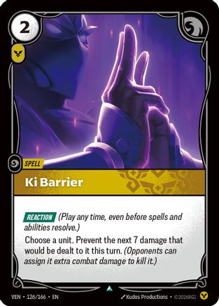 Ki Barrier (126/166) - Vendetta - Card Brawlers