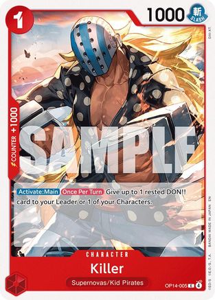 Killer (OP14-005) - The Azure Sea's Seven - Card Brawlers