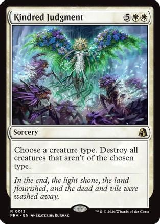 Kindred Judgment (FRA-013) - Reality Fracture Foil - Card Brawlers