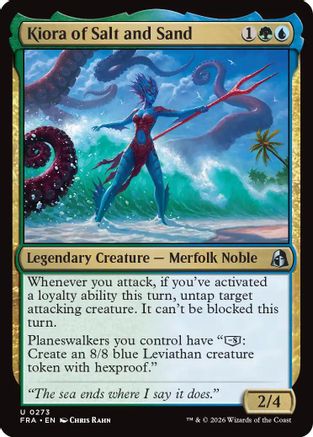 Kiora of Salt and Sand (FRA-273) - Reality Fracture Foil - Card Brawlers