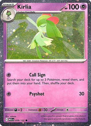 Kirlia (Cosmos Holo) (059/null) - Holofoil [Miscellaneous Cards & Products] - Card Brawlers
