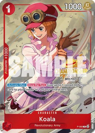 Koala (CS 25-26 Event Pack) (P-069) - One Piece Promotion Cards Foil - Card Brawlers