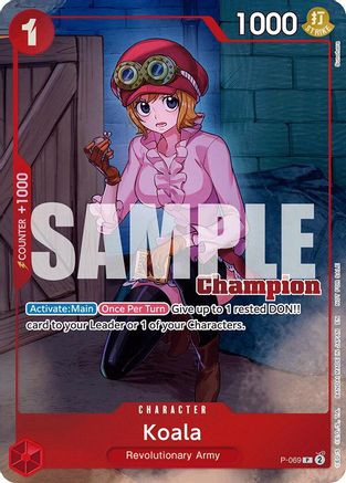 Koala (CS 25-26 Winner Card Set 2) (P-069) - One Piece Promotion Cards Foil - Card Brawlers