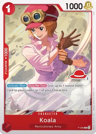 Koala (Luffy Deck) (P-069) - Learn Together Deck Set - Card Brawlers