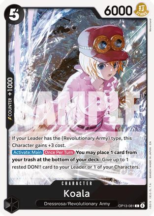 Koala (OP13-081) - Carrying On His Will - Card Brawlers