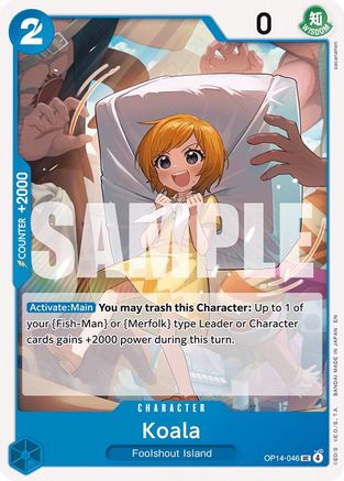 Koala (OP14-046) - The Azure Sea's Seven - Card Brawlers