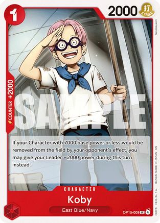Koby (OP15-009) (OP15-009) - Adventure on Kami's Island - Card Brawlers