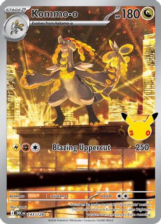 Kommo (143/128) - Holofoil [ME 30th Celebration] - Card Brawlers