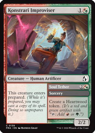Konstrari Improviser (FRA-139) - Reality Fracture Foil - Card Brawlers