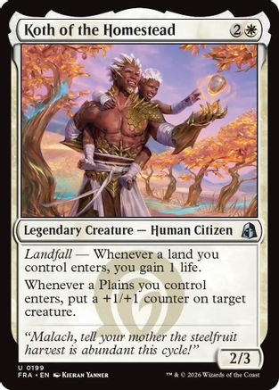 Koth of the Homestead (FRA-199) - Reality Fracture - Card Brawlers