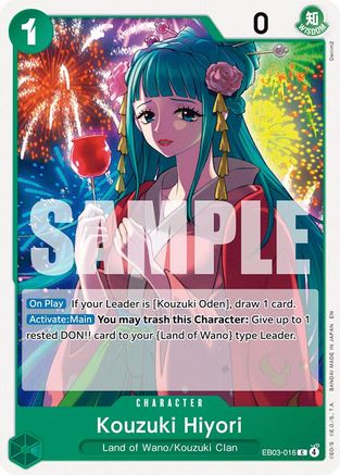 Kouzuki Hiyori (EB03-016) - Extra Booster: One Piece Heroines Edition - Card Brawlers