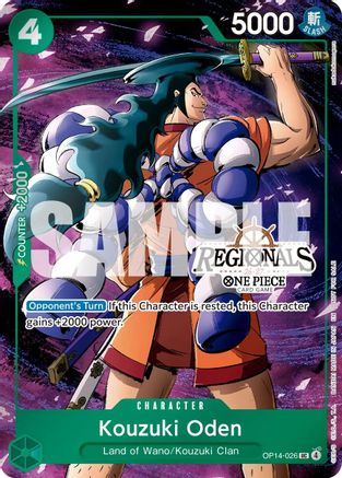 Kouzuki Oden (Regional Participation Pack 2026 Vol.2) (OP14-026) - One Piece Promotion Cards Foil - Card Brawlers