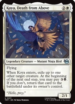 Koya, Death from Above (TMT-011) - Teenage Mutant Ninja Turtles - Card Brawlers