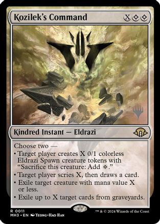 Kozilek's Command (PPECL-011) - Promo Pack: Lorwyn Eclipsed Foil - Card Brawlers