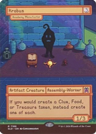 Krobus - Academy Manufactor (SLD-7188) - Secret Lair Drop Series Foil - Card Brawlers