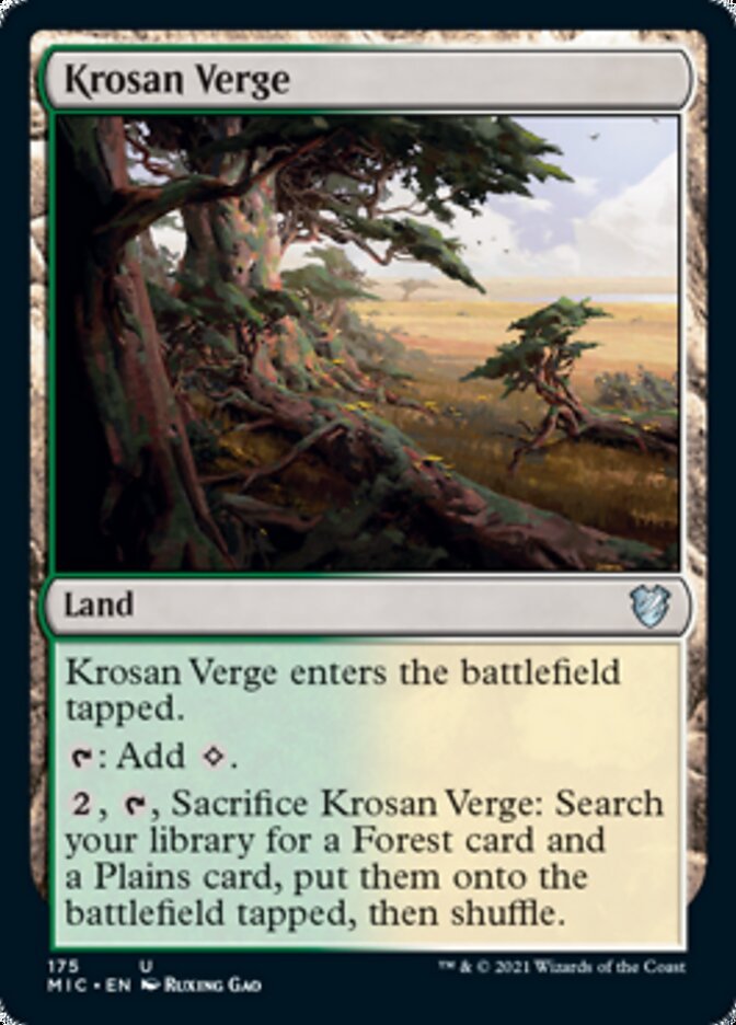 Krosan Verge [Innistrad: Midnight Hunt Commander] - Card Brawlers