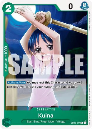 Kuina (EB03-014) - Extra Booster: One Piece Heroines Edition - Card Brawlers