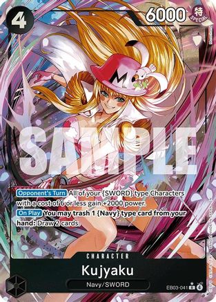 Kujyaku (Alternate Art) (EB03-041) - Extra Booster: One Piece Heroines Edition Foil - Card Brawlers