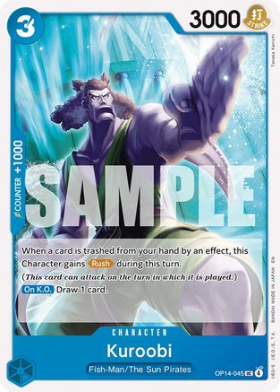 Kuroobi (OP14-045) - The Azure Sea's Seven - Card Brawlers