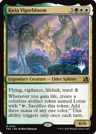 Kwia Vigorbloom (PPFRA-140) - Promo Pack: Reality Fracture Foil - Card Brawlers