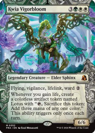 Kwia Vigorbloom (Showcase) (0352) (FRA-352) - Reality Fracture Foil - Card Brawlers