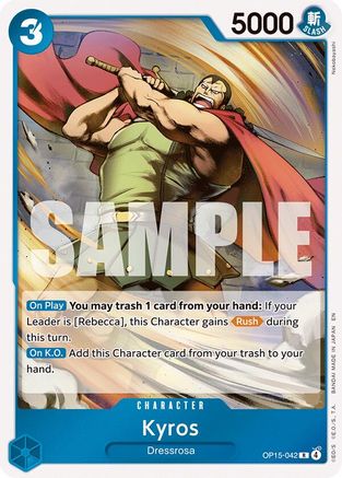 Kyros (OP15-042) - Adventure on Kami's Island Foil - Card Brawlers
