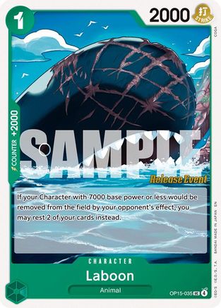 Laboon (OP15-035) - Adventure on Kami's Island Release Event Cards - Card Brawlers