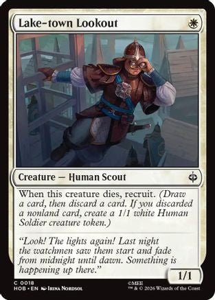 Lake-town Lookout (HOB-018) - The Hobbit Foil - Card Brawlers