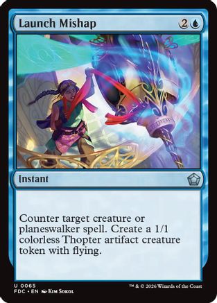 Launch Mishap (FDC-065) - Commander: Foundations - Card Brawlers