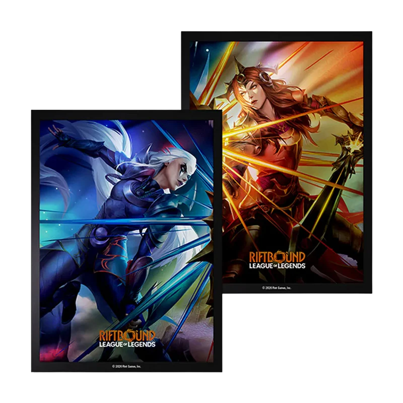 League of Legends: Riftbound TCG - Vendetta - 100ct Art Sleeves - Diana vs Leona - Card Brawlers
