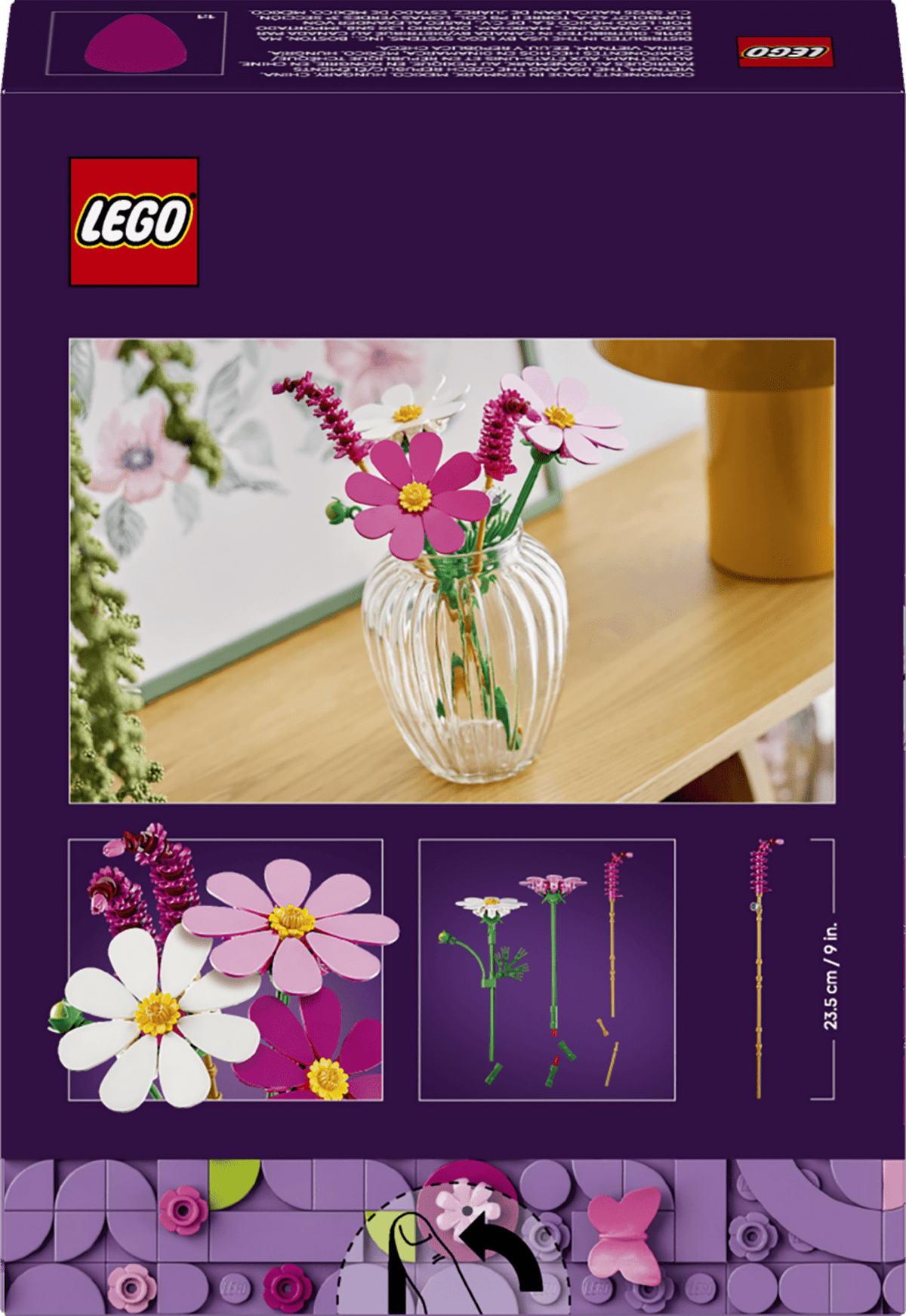 LEGO - Botanicals - Cosmos Flowers - Building Kit - 11514 - Card Brawlers
