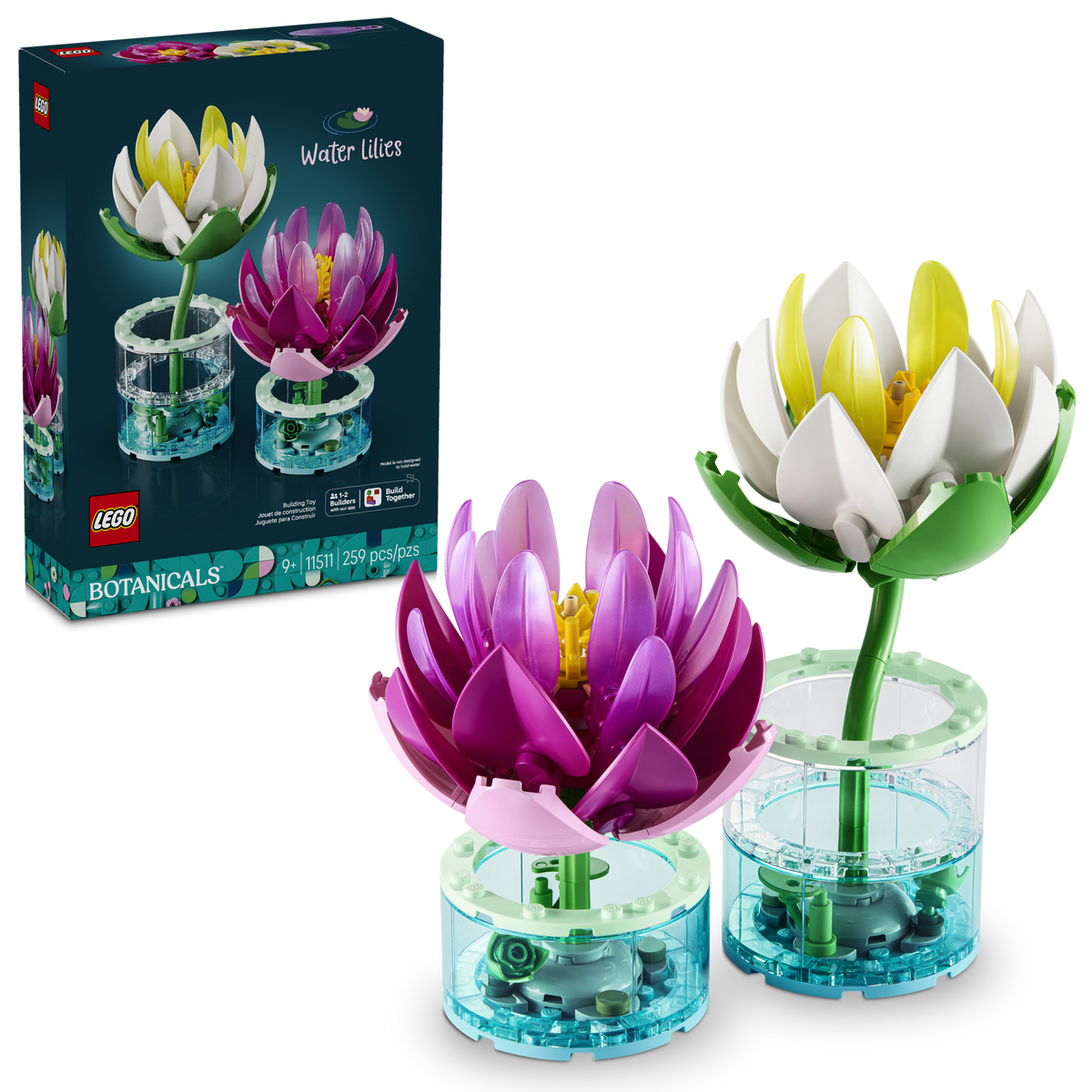 LEGO - Botanicals - Water Lilies - Building Kit - 11511 - Card Brawlers