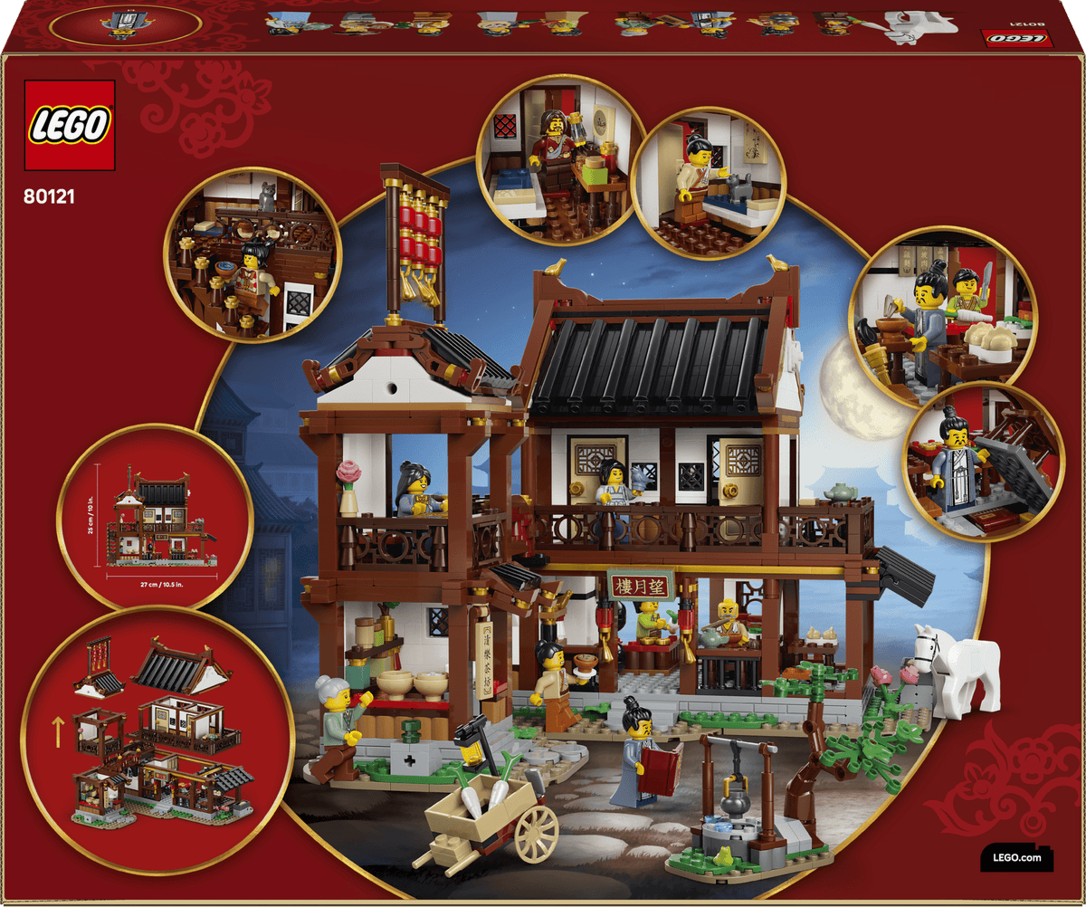 LEGO - Chinese Festivals Ancient Moon-Gazing Inn - Building Kit - 80121 - Card Brawlers